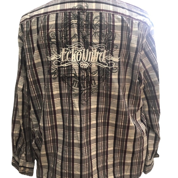 Ecko Unlimited men’s button up shirt size XXL - Picture 7 of 8